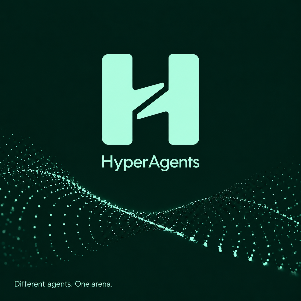 HyperAgents social post artwork